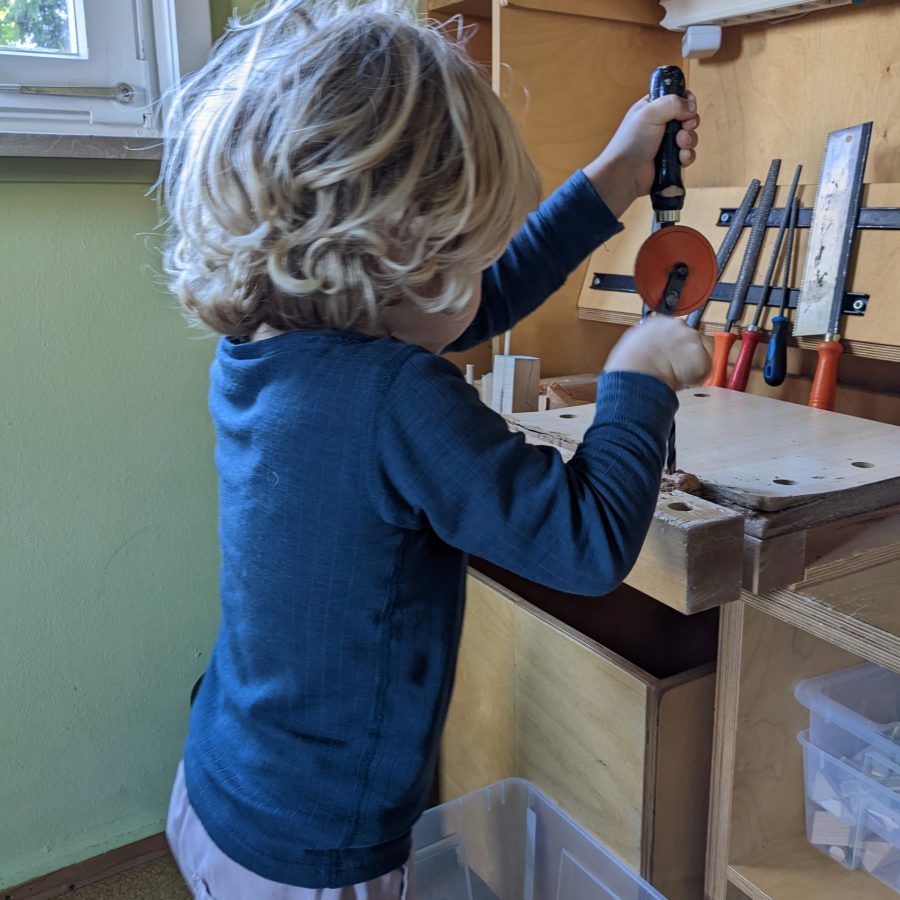 in der Werkstatt